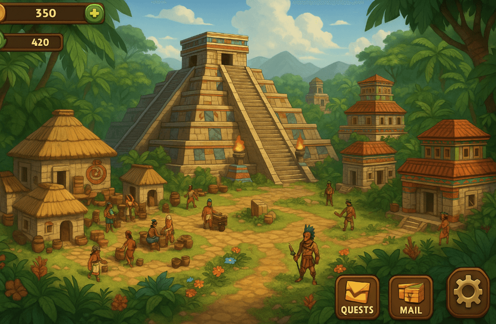 South American style SLG game screenshot