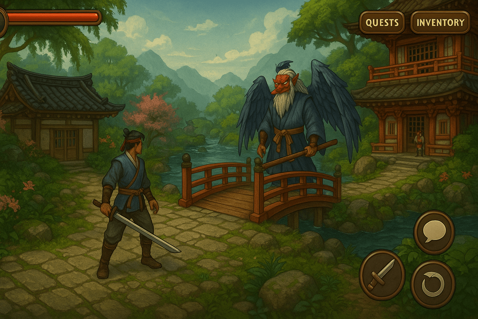 Southeast Asian style RPG game screenshot